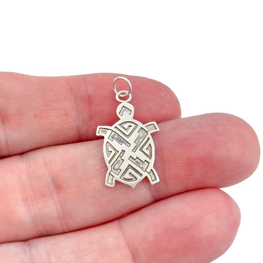 Vintage Sterling Silver 925 Turtle Charm